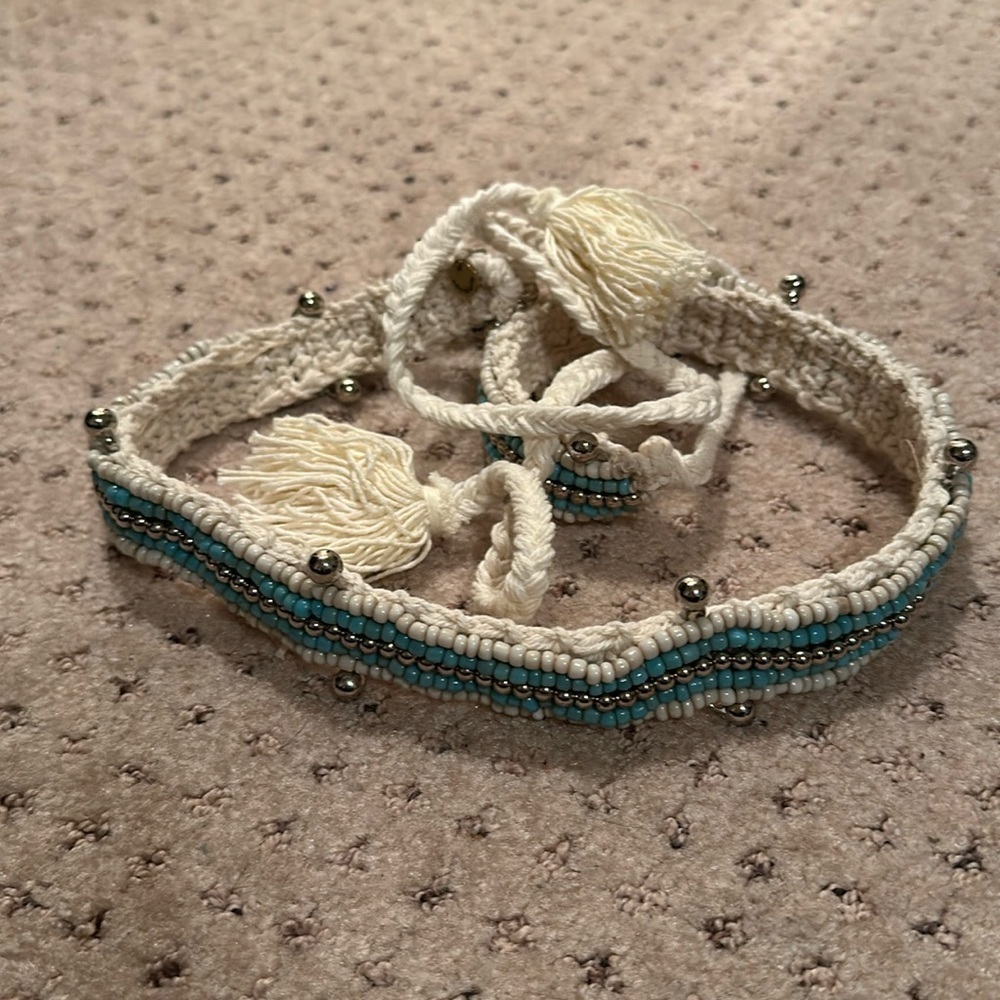 NWT Singa Beaded Belt CoCoBella sold at Anthropologie - Picture 2 of 6